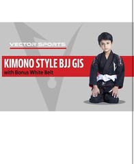 Kids Brazilian Jiu Jitsu BJJ Gi Kimono Attila series Lightweight by Vector