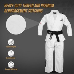Brazilian Jiu Jitsu Gi For Kids BJJ Gi Youth Grappling Kimonos Preshrunk Uniform