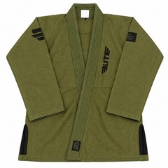 Elite Sports Youth C1 BJJ Gi Jacket Olive Green Pearl Weave Brazilian Jiu-Jitsu