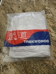 Master Chong’s Taekwondo Uniform White 3 Piece 1/150 Top, Pants & Belt