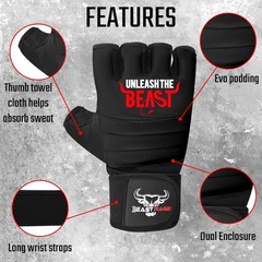 BEAST RAGE Taekwondo Karate Gloves for Men and Women, Boxing Training Gloves …