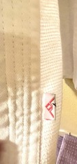 Youth Judo Gi White Cotton Uniform Set Jacket Pants Belt Size 1/150