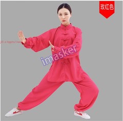 Unisex Cotton Kung Fu Tai Chi Uniform Morning exercise martial arts Clothes Suit