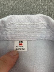 Martial Art Karate 7.5 oz Jacket Only Gi Uniform Light Weight sz 00 Childs White
