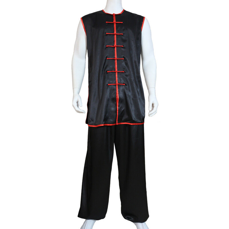 Kung Fu Sleeveless Taichi Martial Arts Uniform Tai Chi Suit Wushu Nanquan Suit