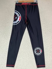 CSG 360 JJ MMA Rash guard Compression Pants Mens Size M Black BJJ Gi Jiu Jitsu