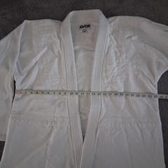 KWON White Judo Jiu-Jitsu Gi Uniform Set – Size 5 Thick Heavyweight 3-Piece
