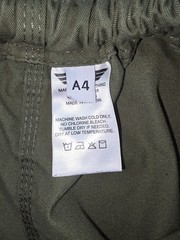 Elite Sports Martial Arts Pants A4 Green Drawstring