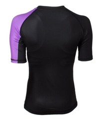 Ranked Rash Guard Short Sleeve Purple (Womens)
