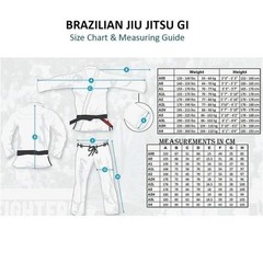 Albino and Preto Fundamental Gi Reserve White BJJ Gi JIU JITSU Kimono 450GSM