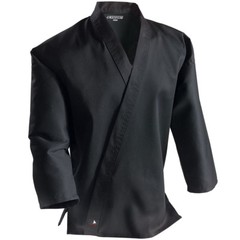Century Kid’s 6 oz. Lightweight Student Uniform w/ Elastic Pants – Black -kimono