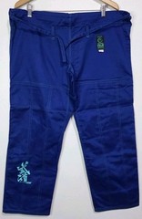 New Set Top Pants Fuji Kimono Victory Brazilian Jiu Jitsu Train Woman W2 Blue
