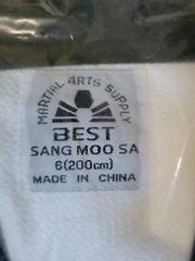 New! BEST SMS ELITE TKD MASTER Uniform – In original packaging (Size 6)
