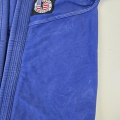 Century American Top Team BJJ Gi Jacket Mens Medium A2 Blue Jiu Jitsu Uniform