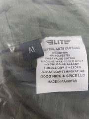 Elite Green Jiu Jitsu BJJ Gi Size A1 With White Belt