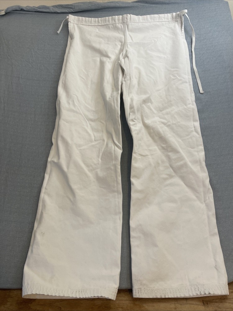 Century Martial Arts Pants Size XL White Karate Taekwondo Drawstring