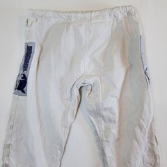 Impassable Brazillian Jiu Jitsu Fightwear White Blue A2 Pants Gi Set BJJ MMA