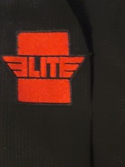 Elite Sports Technical Fightware Top MMA Brazilian Jujitsu BJJ Black Red,A5