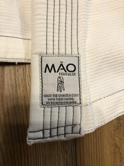 Mão Fightwear A3 Equilibrio Brazilian Jiu Jitsu Kimono A3 Top White