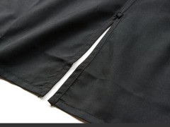 IAIDO broad SLEEVE Black GI large sleeves Tetron jacket japanese kimono top gi