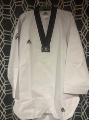 Adidas Uniform Taekwondo Unisex,Marital Arts .Set..Sz,XXl 180 Cm Color, W/B.
