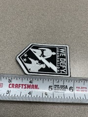 We Defy Foundation Prove Them Wrong Military Veterans MMA Training Patch 2 Pack