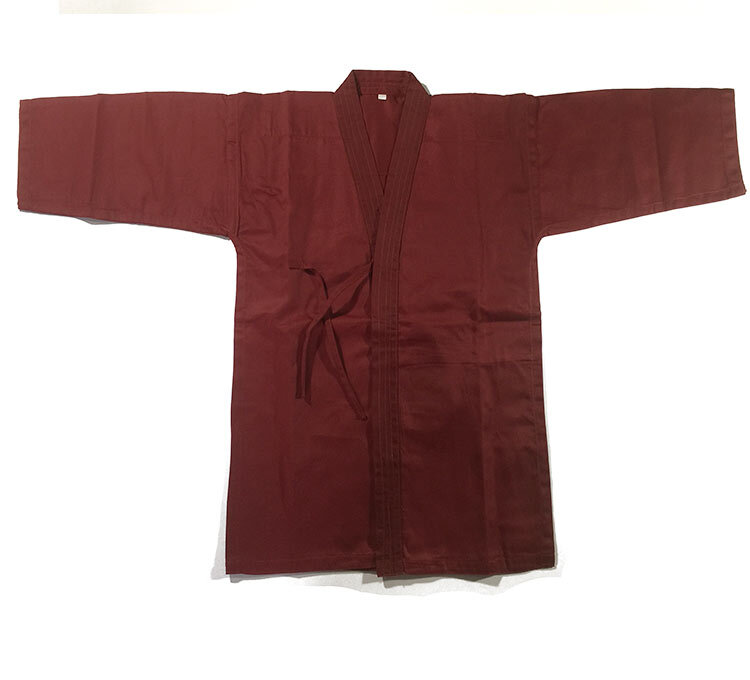 IAIDO broad SLEEVE RED GI large sleeves T/C jacket japanese kimono top COSPLAY