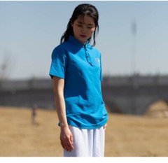 Summer Breathable Short Sleeve Kung Fu Shirts Wing Chun Training Vintage Sport