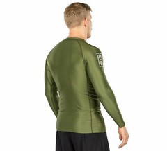 Fuji Bam Bam MMA BJJ Jiu Jitsu LongSleeve Long Sleeve LS Rashguard – Green
