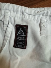 Gracie Jiu-Jitsu Authentic Gi Jiu-Jitsu Uniform A2 White/Blue Patch Set