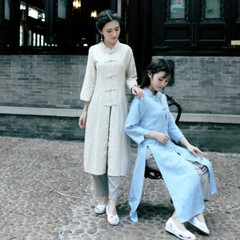 Women Vintage Tai Chi Top Chinese Tang Suit Kung Fu Uniform Coat Martial Arts