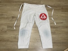 Gracie Barra Equipe Gi Pants Blue Size 34 Martial Arts BJJ Brazilian Jiu Jitsu