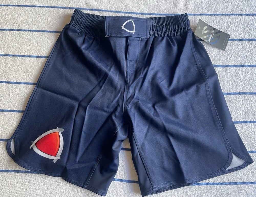 Sanabul Exclusive No Gi Shorts Navy Blue Brazilian Jiu Jitsu MMA Martial Arts