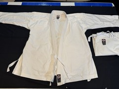 Ronin Mens Competition White Judo Jiu-Jitsu Gi Uniform Jacket &Pants Adult 5/180