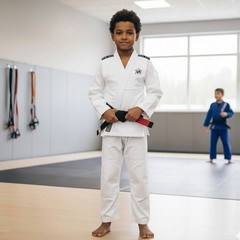 Brazilian Jiu Jitsu Gi For Kids BJJ Gi Youth Grappling Kimonos Preshrunk Uniform