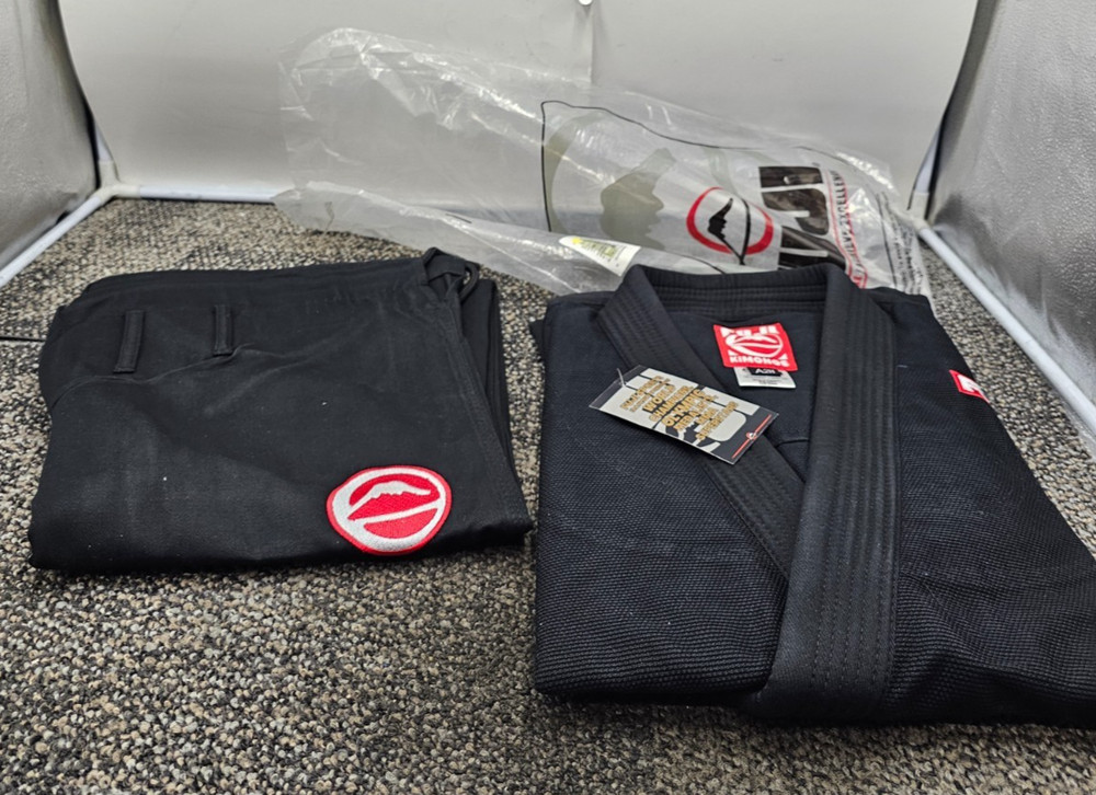 FUJI 330053-A2H Competition BJJ Gi Black Size A2H, 100% Cotton