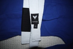 Kids BJJ GI, Youth Jiu Jitsu Uniform Size M3 Navy Blue NWOT