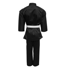 Martial Arts Gi Uniform Adult Karate BJJ Jiu Jitsu Suit Black & White