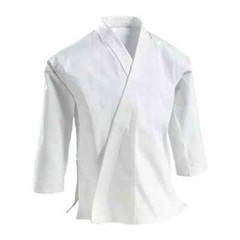 Martial Sports Heavyweight Karate Uniform Gi – White – 14 oz – Free Shipping