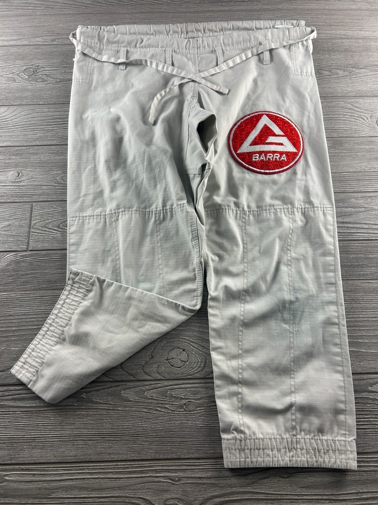 Gracie Barra Pants Men’s A2 White Equipe Edition Vanguard BJJ GI MMA