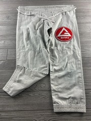 Gracie Barra Pants Men’s A2 White Equipe Edition Vanguard BJJ GI MMA
