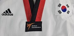 adidas ADI-START World Taekwondo SOUTH KOREA White Uniform SIZE 140