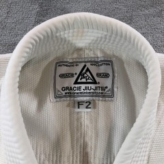 Gracie Jiu-Jitsu BJJ Gi Jacket Womens F2 White Authentic 100% Cotton Kimono Top