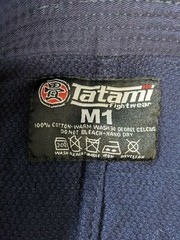 Tatami Fightwear Uniform Top Only Unisex M1 Blue Nova Jiu-Jitsu Kimono