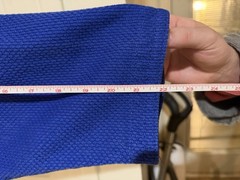 Blue Fuji Jiu Jitsu A3H Top Only Sleeves Altered And Are 22 Inches Long.