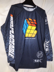 Break Point CK Fight Life Long Sleeve Compression Shirt MMA Jiu Jitsu Sz XXL