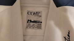 Inverted Gear Comp Heavy BJJ Jiu-Jitsu Gi Set White A4 (Jacket & Pants)
