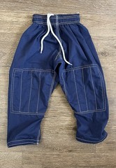 ZAFCO Kids BJJ Gi Size K-000 Navy Blue with White Belt