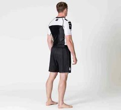 Fuji Sports IBJJF Ranked BJJ Jiu Jitsu Short Sleeve SS Rashguard – White