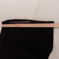 Combat CRNR MMA Shorts Men 30 Black Big Logo Print Professional Jiu Jitsu Trunks